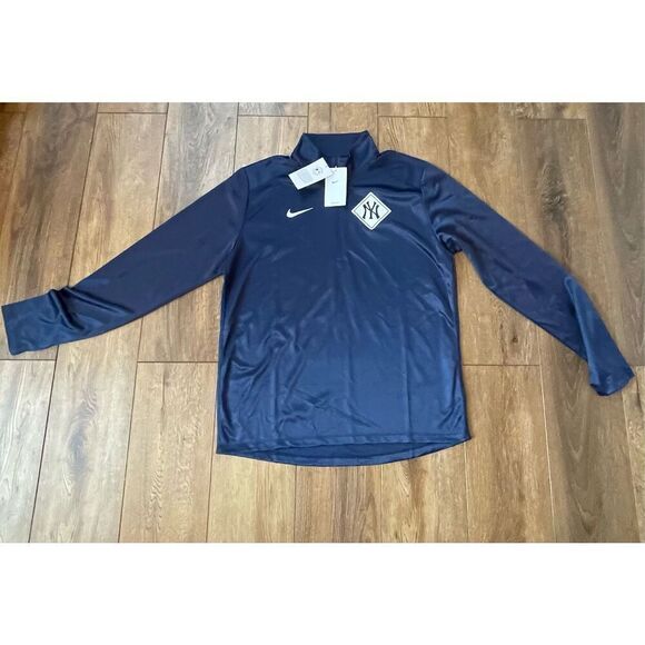 NY Yankees Nike Dri-Fit Half Zip Women’s Large - Picture 3 of 4